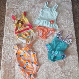 4T Toddler girl baithing suit lot
